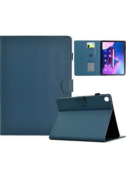 Lenovo Tab M10 Plus (3. Nesil) Tam Koruma Pu Deri Tablet Kılıfı (Yurt Dışından)