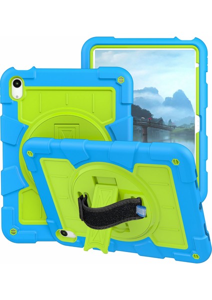 iPad Air 11 (2024) Kickstand Kılıf Pc+Tpu Omuz Askılı Tablet Kılıfı (Yurt Dışından) fiyatları