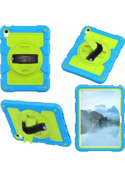 iPad Air 11 (2024) Kickstand Kılıf Pc+Tpu Omuz Askılı Tablet Kılıfı (Yurt Dışından) modelleri