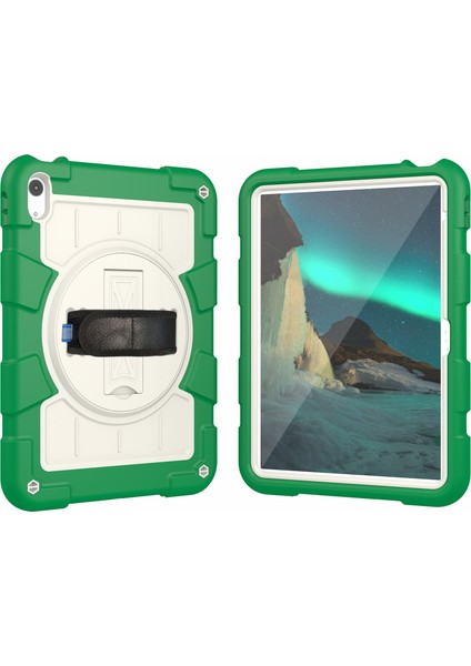 iPad Air 11 (2024) Kickstand Kılıf Pc+Tpu Omuz Askılı Tablet Kılıfı (Yurt Dışından) fırsatları