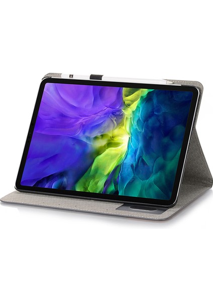 iPad Pro 13 (2024) Çapraz Doku Ekleme Deri Akıllı Tablet Kapak Kart Yuvaları (Yurt Dışından) fırsatları