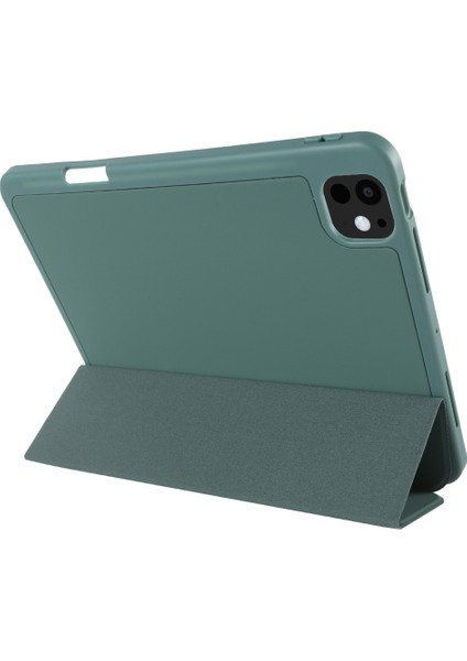 iPad Pro 13 (2024) Koruyucu Üç Katlı Stand Pu Deri Tablet Kılıfı (Yurt Dışından) fiyatları
