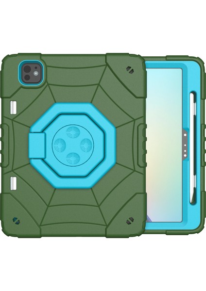 iPad Pro 11 (2024) M4 Kickstand Tpu+Pc Tablet Kılıfı (Yurt Dışından)