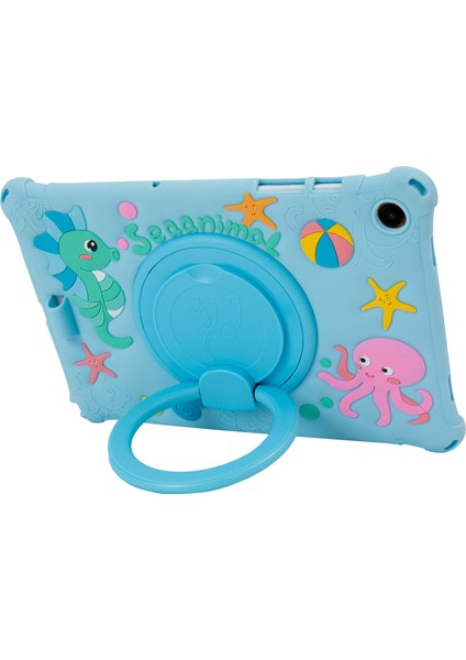 Samsung Galaxy Tab A9+ X216 Kılıf Dönebilen Kickstand Silikon Tablet Kapağı (Yurt Dışından) fiyatları