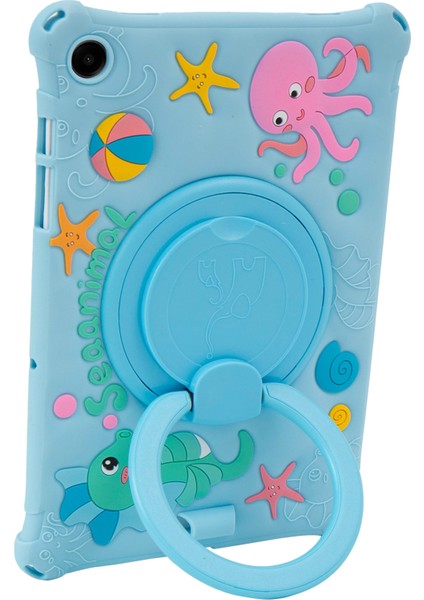 Samsung Galaxy Tab A9+ X216 Kılıf Dönebilen Kickstand Silikon Tablet Kapağı (Yurt Dışından) modelleri