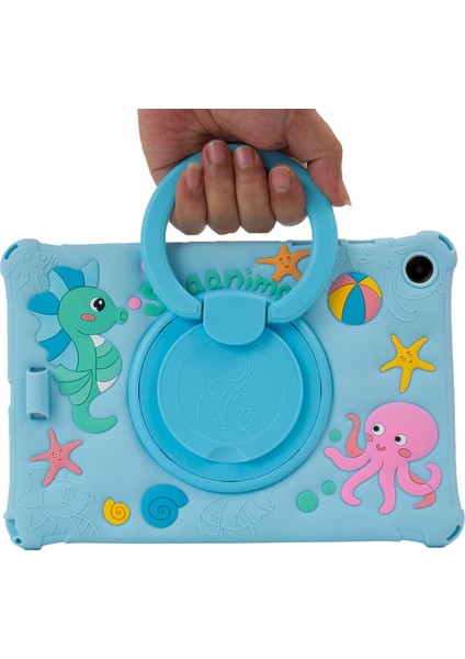 Samsung Galaxy Tab A9+ X216 Kılıf Dönebilen Kickstand Silikon Tablet Kapağı (Yurt Dışından) fırsatları