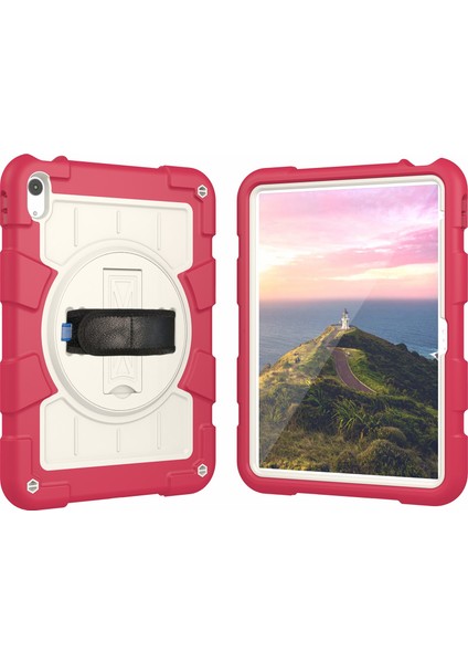 iPad Air 11 (2024) Kickstand Kılıf Pc+Tpu Omuz Askılı Tablet Kılıfı (Yurt Dışından) fırsatları