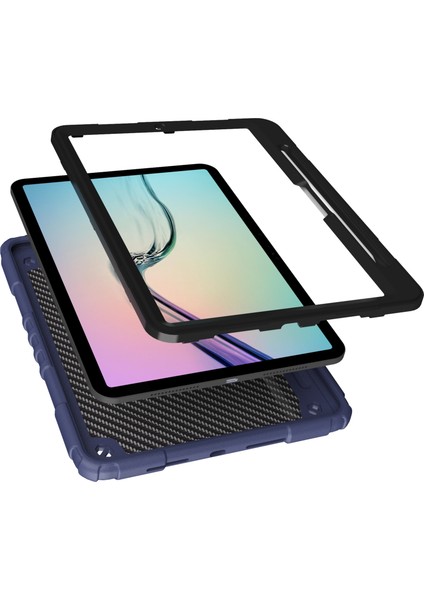 iPad Pro 11 (2024) M4 Kickstand Tpu+Pc Tablet Kılıfı (Yurt Dışından)