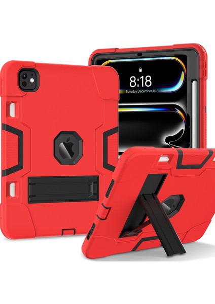 iPad Pro 11 (2024) Robot Stili Silikon + Kickstand'lı Pc Tablet Kılıfı (Yurt Dışından) fiyatları