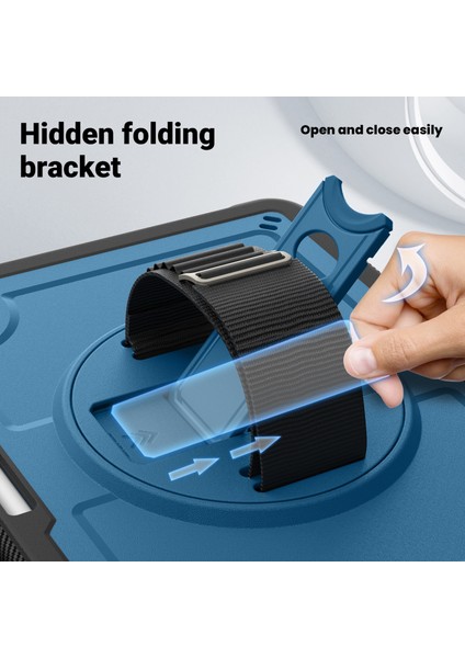 iPad Air 11 (2024) Kickstand Pc+Tpu Omuz Askılı Tablet Kılıfı (Yurt Dışından) modelleri