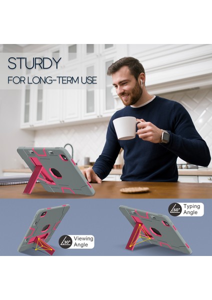 iPad Pro 13 (2024) Robot Stili Silikon + Kickstand'lı Pc Tablet Kapağı (Yurt Dışından) fırsatları