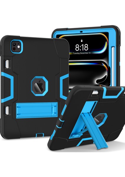 iPad Pro 11 (2024) Robot Stili Silikon + Kickstand'lı Pc Tablet Kılıfı (Yurt Dışından) fiyatları