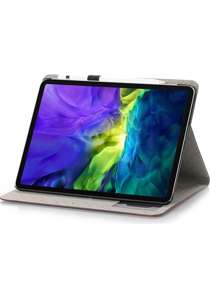 iPad Pro 11 (2024) Otomatik Uyandırma / Uyku Pu Deri Tablet Kılıfı Çapraz Doku Ekleme (Yurt Dışından) fırsatları