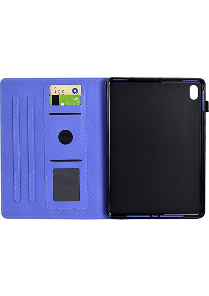 iPad 10.9 (2022) Kart Yuvaları Otomatik Uyandırma / Uyku Pu Deri Tablet Kapağı (Yurt Dışından)