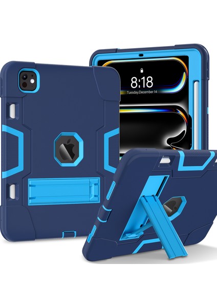 iPad Pro 11 (2024) Robot Stili Silikon + Kickstand'lı Pc Tablet Kılıfı (Yurt Dışından) fiyatları