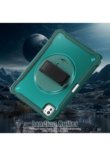 iPad Pro 11 (2024) Kickstand Pc+Tpu+Silikon Tablet Kılıfı (Yurt Dışından) fiyatları