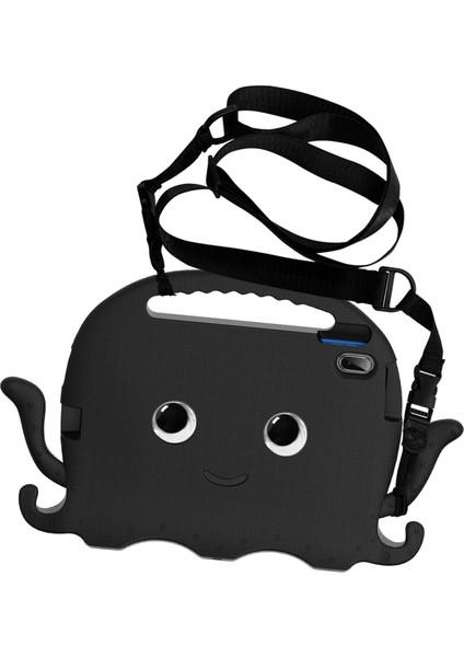 iPad 10.9 (2022) / Air 11 (2024) Eva Karikatür Ahtapot El Tutma Tableti Omuz Askılı Kapak (Yurt Dışından) modelleri