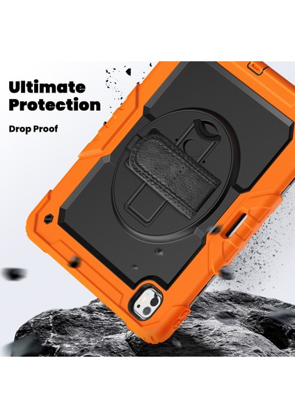 iPad Pro 13 (2024) Kickstand Kılıf Pc+Silikon Tablet Kılıfı ve Omuz Askılı (Yurt Dışından) indirimleri