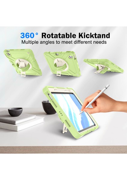 iPad Air 11 (2024) Kickstand Pc+Silikon Tablet Kılıfı ve Omuz Askısı (Yurt Dışından) fırsatları