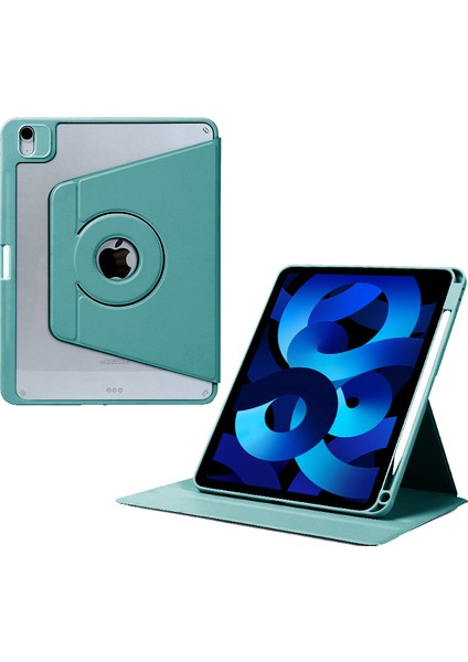 iPad Air 13 (2024) Deri Manyetik Çıkarılabilir Akıllı Tablet Kılıfı (Yurt Dışından)