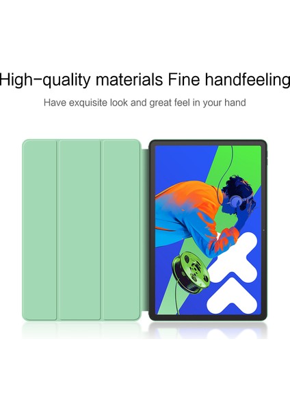 Lenovo Xiaoxin Pad Pro 12.7 Inç Pu Deri Tpu Arka Üç Katlı Stand Tablet Kapak (Yurt Dışından) fiyatları