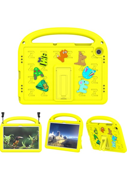 Samsung Galaxy Tab A9+ Eva+Pc Askılı Stand Tablet Kılıfı (Yurt Dışından)