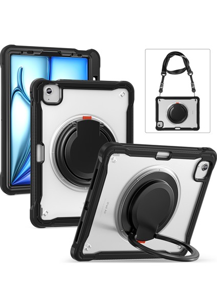 iPad Air 11 (2024) / Air (2022) / (2020) / iPad Pro 11 (2022) / (2021) Omuz Askılı Kickstand Kapağı (Yurt Dışından) indirimleri