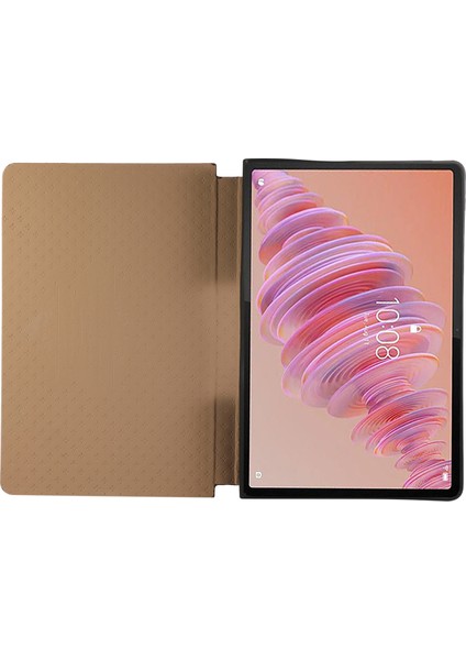 Lenovo Tab Plus Stand Kılıfı Çizilmez Pu Deri Tablet Kapak Çevirin (Yurt Dışından)