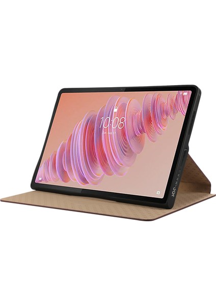 Lenovo Tab Plus Stand Kılıfı Çizilmez Pu Deri Tablet Kapak Çevirin (Yurt Dışından)