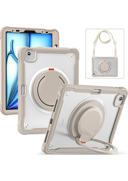 iPad Air 11 (2024) / Air (2022) / (2020) / iPad Pro 11 (2022) / (2021) Omuz Askılı Kickstand Kapağı (Yurt Dışından) indirimleri