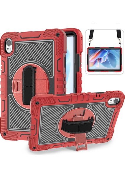 Huawei Matepad 11.5 S Silikon+Pc Kickstand Tablet Kılıfı, Omuz Askılı (Yurt Dışından)