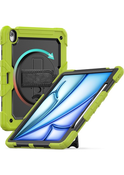 iPad Air 13 (2024) Pc+Silikon Toz Geçirmez Omuz Askılı Tablet Kılıfı (Yurt Dışından) modelleri