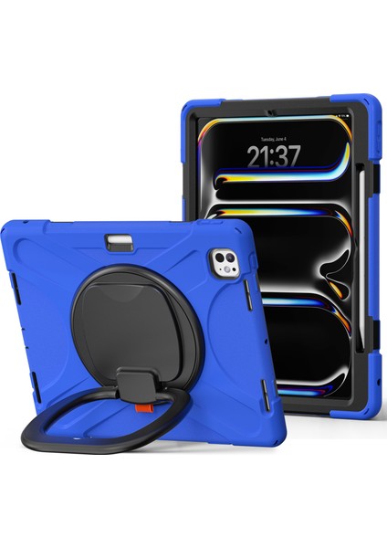 iPad Pro 13 (2024) Tpu+Pc+Silikon Tablet Kılıfı (Yurt Dışından)