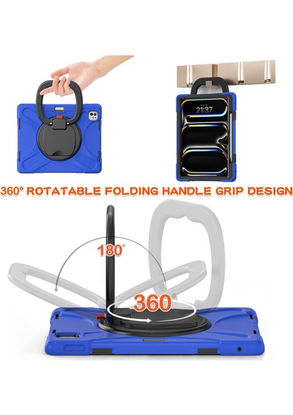 iPad Pro 13 (2024) Tpu+Pc+Silikon Tablet Kılıfı (Yurt Dışından) fırsatları