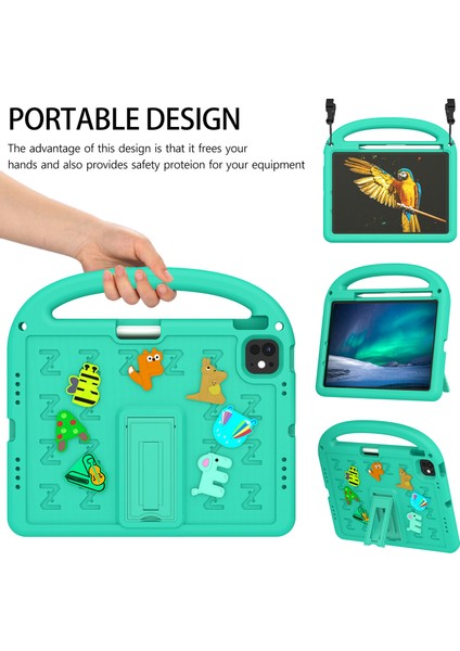 iPad Air 11 (2024) / iPad Pro 11 (2024) Kickstand Eva+Pc Tablet Koruma Kapağı (Yurt Dışından) fiyatları