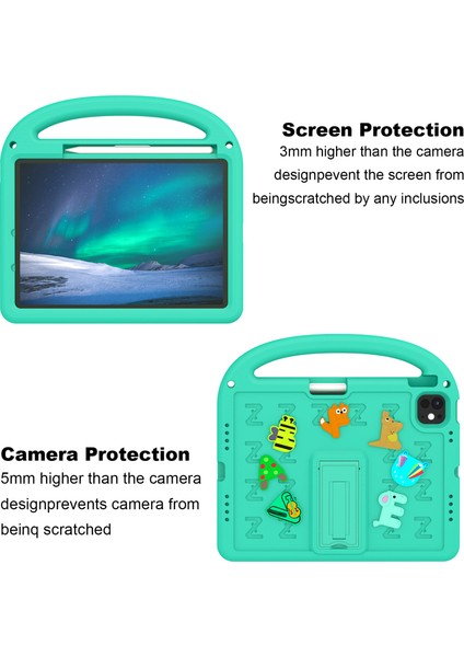 iPad Air 11 (2024) / iPad Pro 11 (2024) Kickstand Eva+Pc Tablet Koruma Kapağı (Yurt Dışından) indirimleri