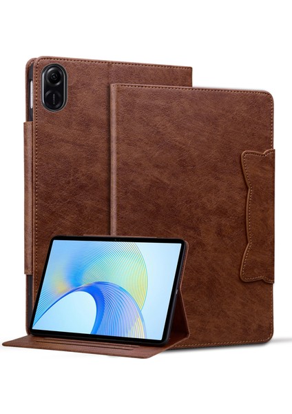 Honor Pad X8 Pro / Pad X9 Kılıf Kart Yuvası Standlı Pu Deri Tablet Kapağı (Yurt Dışından)