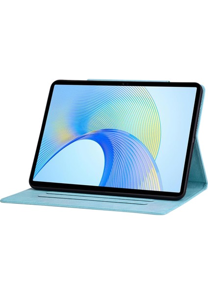 Honor Pad X8 Pro / Pad X9 Kılıf Kart Yuvası Standlı Pu Deri Tablet Kapağı (Yurt Dışından)