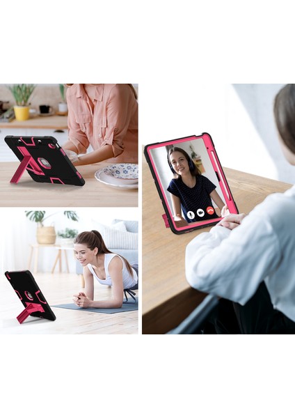 iPad Air 13 (2024) Robot Stili Silikon + Kickstand'lı Pc Tablet Kapağı (Yurt Dışından) indirimleri