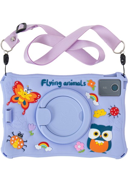 Lenovo Tab M11 TB330FU / 331FC / Xiaoxin Pad 11 2024 Kickstand Karikatür Silikon Kapak Omuz Askısı ile (Yurt Dışından) fiyatları