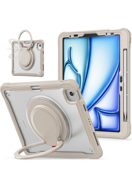 Ipad Air 11 (2024) / Air (2022) / (2020) / iPad Pro 11 (2022) / (2021) Döner Kickstand Tablet Kapağı (Yurt Dışından)