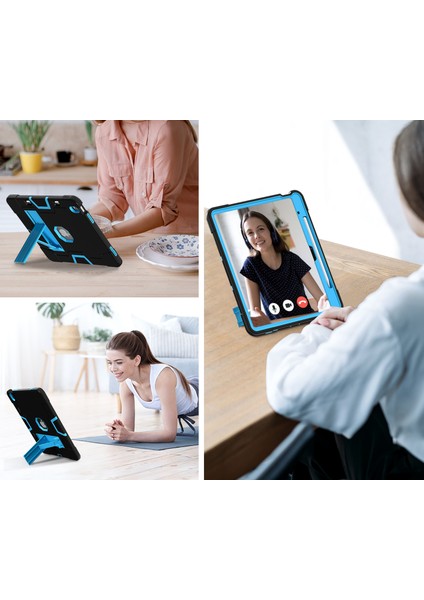 iPad Air 13 (2024) Robot Stili Silikon + Kickstand'lı Pc Tablet Kapağı (Yurt Dışından) indirimleri