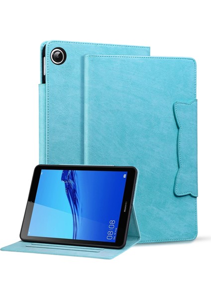 Huawei Honor Pad 5 8.0-Inç / Mediapad M5 Lite 8 Kılıf Manyetik Toka Pu Deri Tablet Kapağı (Yurt Dışından)