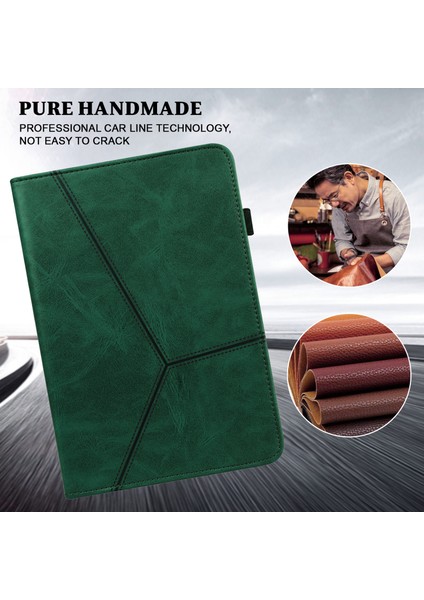 iPad Pro 13 (2024) Pu Deri Kart Tutucu Tablet Standı Kapağı (Yurt Dışından)