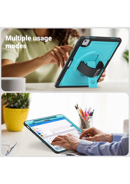 iPad Air 13 (2024) Isı Dağılımı Pc+Tpu Tablet Kılıfı ve Destek Standı (Yurt Dışından) modelleri