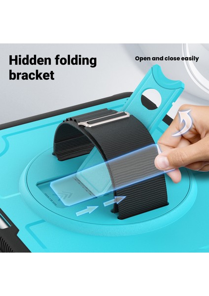 iPad Air 13 (2024) Isı Dağılımı Pc+Tpu Tablet Kılıfı ve Destek Standı (Yurt Dışından) fırsatları