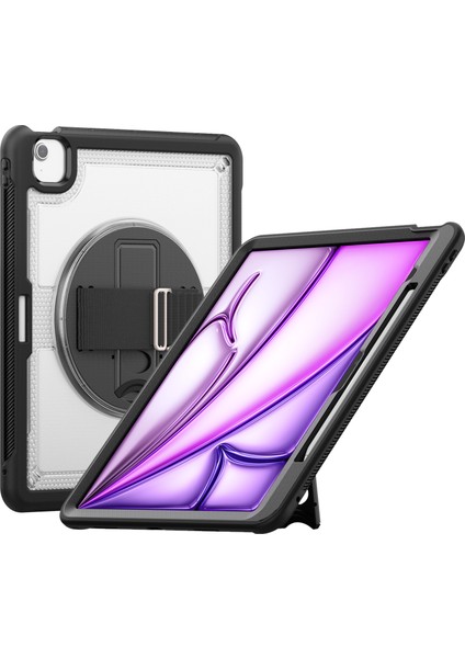 iPad Air 13 (2024) Isı Dağılımı Pc+Tpu Tablet Kılıfı ve Destek Standı (Yurt Dışından)