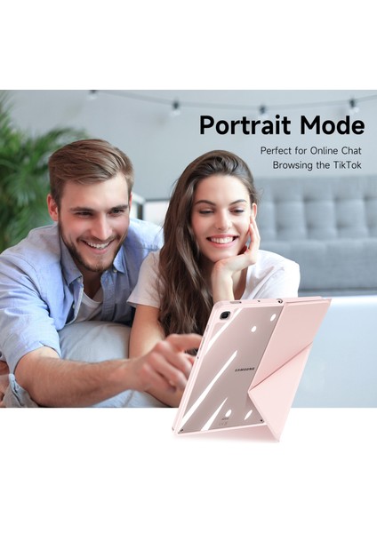 Samsung Galaxy Tab S6 Lite (2024) / (2022) / (2020) Origami Standı Deri Tablet Kapağı (Yurt Dışından)