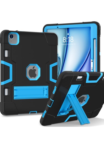 iPad Air 11 (2024) Robot Stili Silikon+Pc Kickstand'lı Düşmeyi Önleyici Tablet Kılıfı (Yurt Dışından) fiyatları