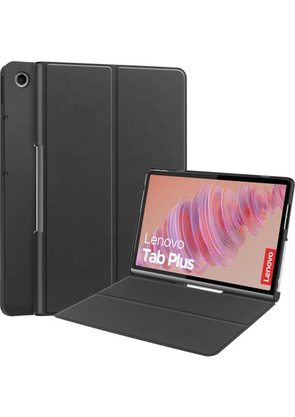 Lenovo Tab Plus Standı Kılıf Darbeye Dayanıklı Deri Tablet Kapağı (Yurt Dışından)